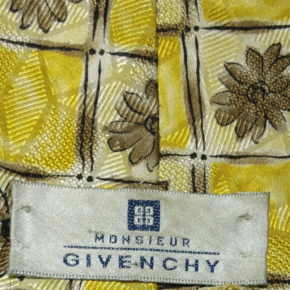 Givenchy monsieur floral print silk vintage - Picture 3 of 5